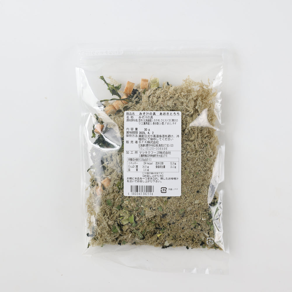 
                  
                    Aosa Seaweed blended with Shredded Konbu
                  
                