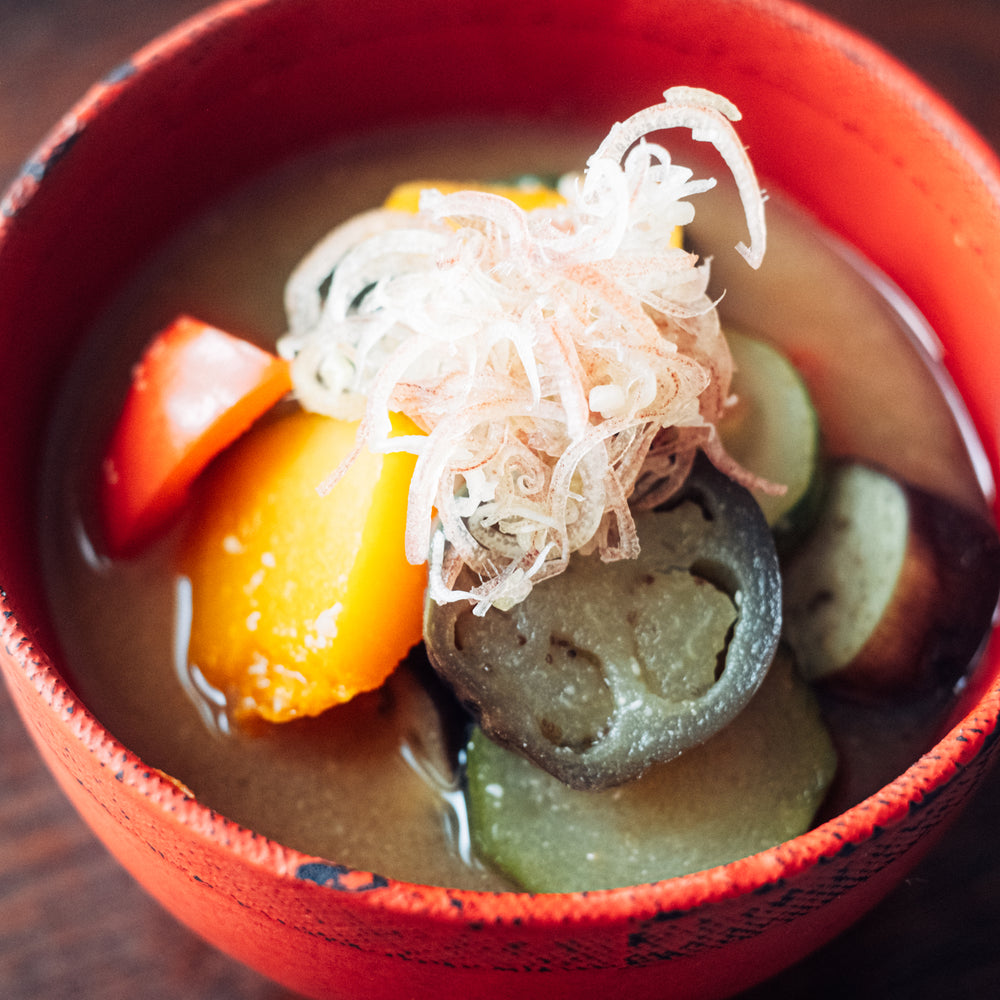 Summer Gudakusan Misoshiru –Summer Hearty Miso Soup